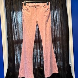 Vintage Y2K Local 212 Pink Corduroy Flare Pants Sz5